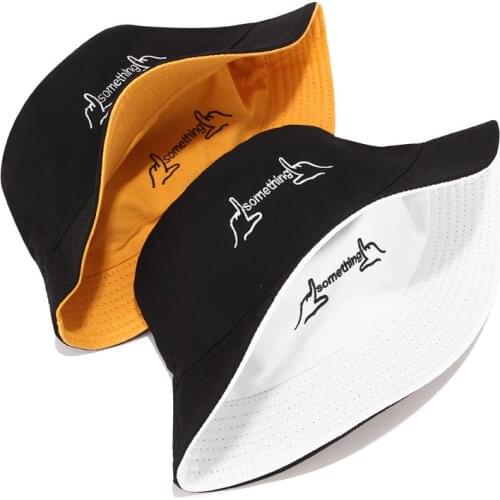 Embroidery Visor Travel Basin Cap Folding Basin Fishing Hat Unisex Summer Bucket Hats Outdoor Sunscreen Cap Basin Hats шапки