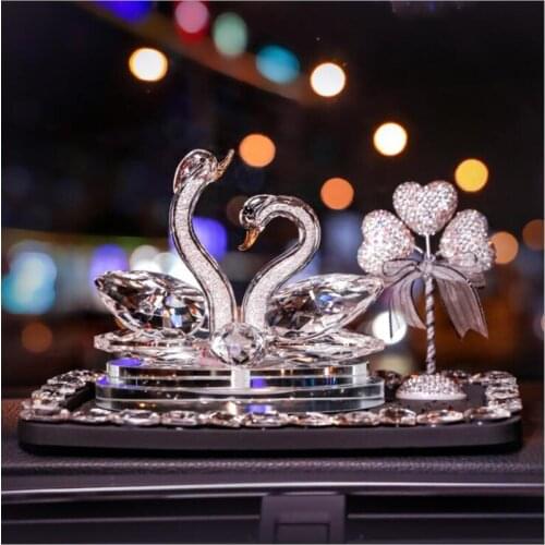 Colorful gift antislip mat car interior oranments home Car perfume decoration crystal