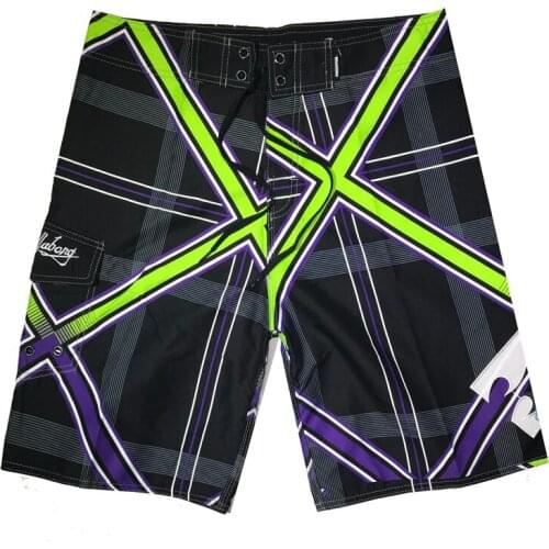 Summer print mens beach pants can be casual shorts in the water and speed dry surf beach pants