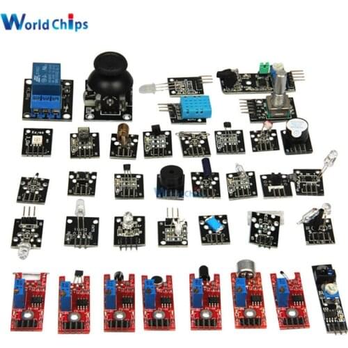 Diymore 37 In 1 Sensor Kits for Arduino Raspberry Pi Beginner Sensor Module Learning Suit Ultimate Top Quality Sensor Module Kit