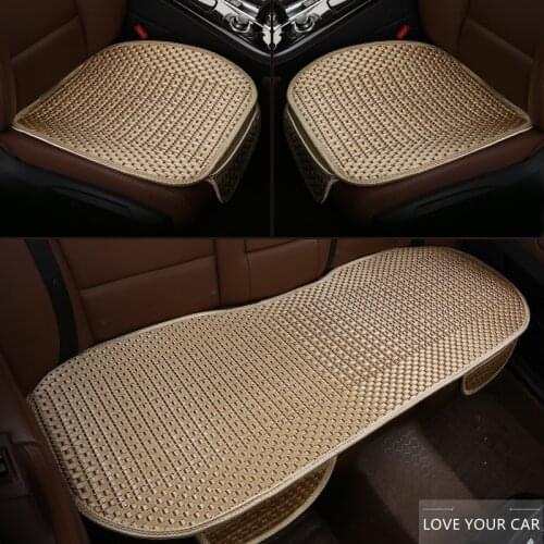 Summer new ice silk car seat cushion without backrest car cushion three-piece non-slip monolithic four-season universal