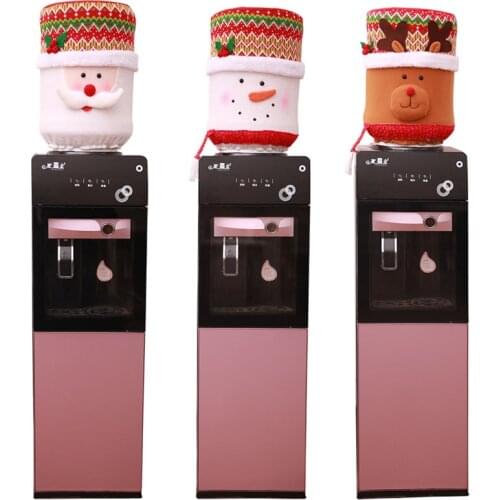 Christmas Decoration knitting Drinking Fountains Barrels Water Dispenser Dust Cover Household Merchandises Protector