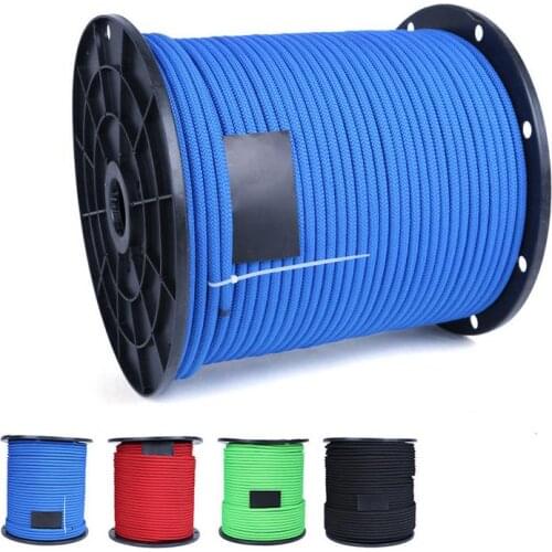 8mm Outdoor Low-Stretch Rope Rescue Rope Climbing Rope Speed Dropping Rope