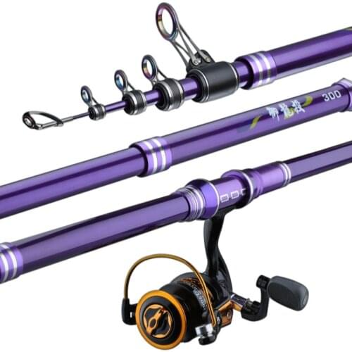 Carbon Fiber 3.6M 4.2M 4.5M 3.9M Spinning Fishing Rod M Power Telescopic Rock Fishing Olta Pesca Carp Feeder Canne Spinning Pole