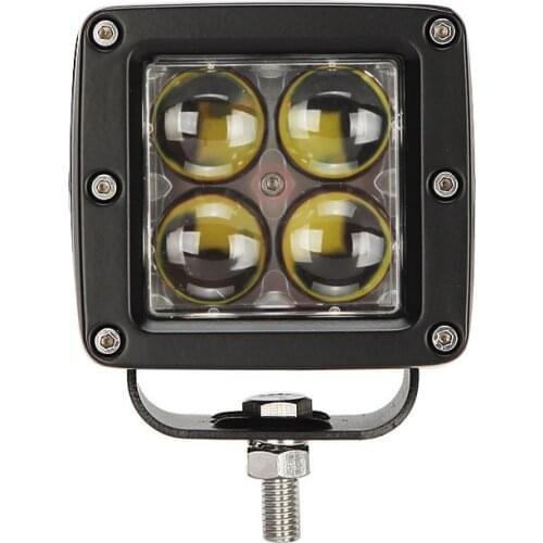 ECAHAYAKU 1PCS 3*3inch 20w spot 4D led fog light 4 pcs*5w led driving light work light for SUV ATV Boat 4*4 dually 20w Led Pod