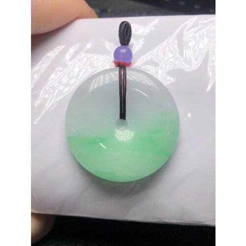 Only One ! Natural Emerald Buckle Pendant Necklace Sweater Chain Jewelry Gift Wholesale