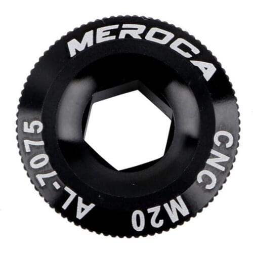 M18/M19/M20 Bicycle Bracket Alloy CNC Crankset Nut Crank Cover Crankset Screws Crank Arm Fixing Bolt Crank Bolt Cover Cap