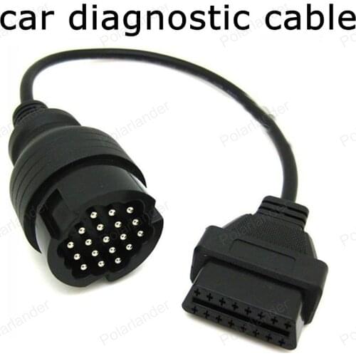 High quality for Porsche 16 pin cable to 19 Pin OBD2 Service connector auto Diagnostic adapter car SCANNER cables free shipping