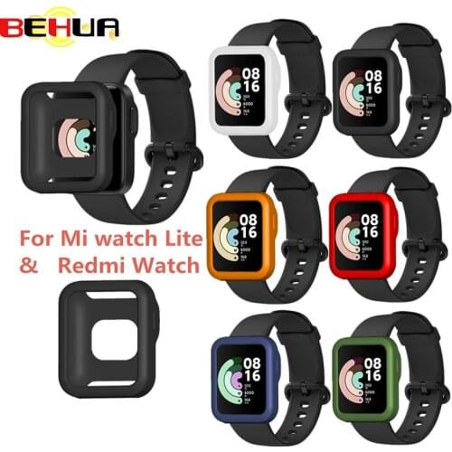 Protective Case For Xiaomi Mi Watch Lite Replacement Sport Soft Silicone Protector Cover For XiaoMi Redmi Smartwatch Accessories