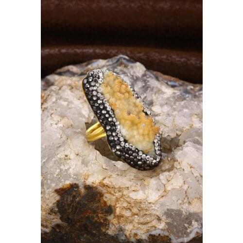 DR Stone Natural Stone Women 'S Quartz Ring 20 AR208 123160559