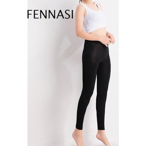 FENNASI Women Leggings Big Size High Waist Black Leggings Workout Leggings Slim Warm Trousers for Women Fitness Push Up Leggings