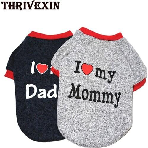 Dog Vests T-Shirt Winter Warm Coat Soft Costume Fleece Sweater Letter Printing Plush Dog Clothing Teddy Bear Mini Dog Puppy