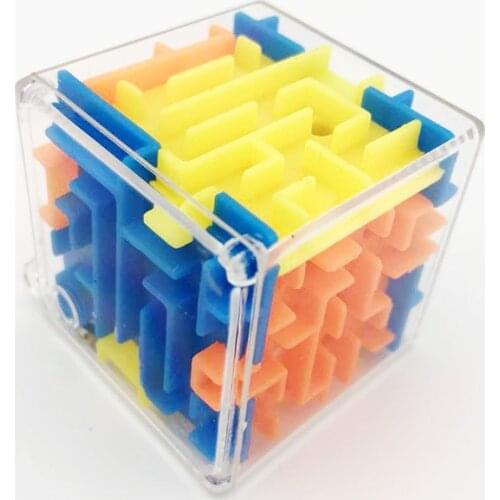 1pcs 3D Maze Magic Cube Stickerless Cube Puzzle Professional Magnets Speed Cub