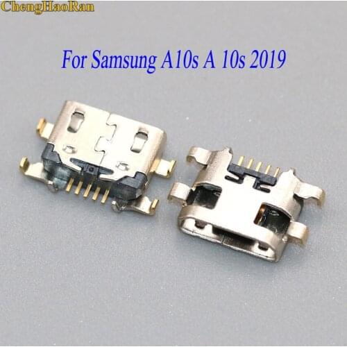 100pcs For Samsung A10s A 10s 2019 A107F A107 SM-A107F Micro USB Charging Connector Charge Port Socket Dock Jack Plug