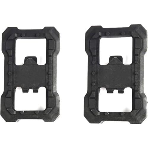2PCS Bicycle Pedal Flat Platform Adapter Conversion Compatible MTB Road Universal Bike Parts Black