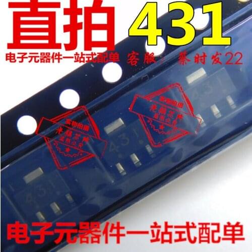 5/PCS NEW TL431 Patch SOT-89 Triode 431 New Voltage Regulator Series