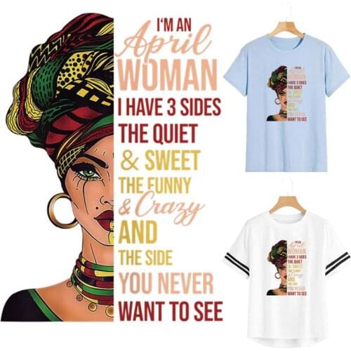 Abstract Woman Stickers Patches Heat Print On New Design T-Shirt Dresses Hot Tear Diy Thermal Transfer Thermal Patch