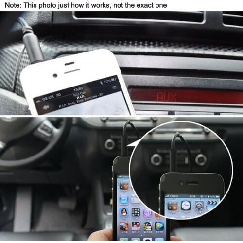 KKMOON Car AUX Input Mode Cable for iPod Phone MP3 3.5mm AUX-in Audio Music Adapter Cable for Mercedes Benz W169 W203 W209 W251