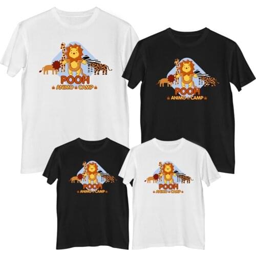 Disney Winnie the pooh Tigger T-shirt Comfortable 100% cotton Fashion clothes for teens Mens Women tee shirt Clothes for kids