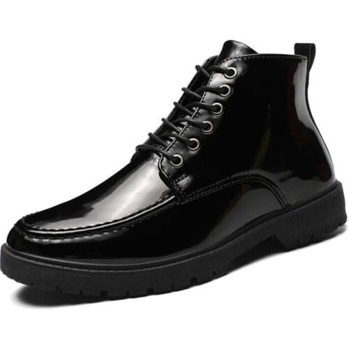 Designer Martin Motorcycle Boots for Men Good Quality Casual Male Shoes Black Ankle Military Punk Boots Men Fashion Mens Boots