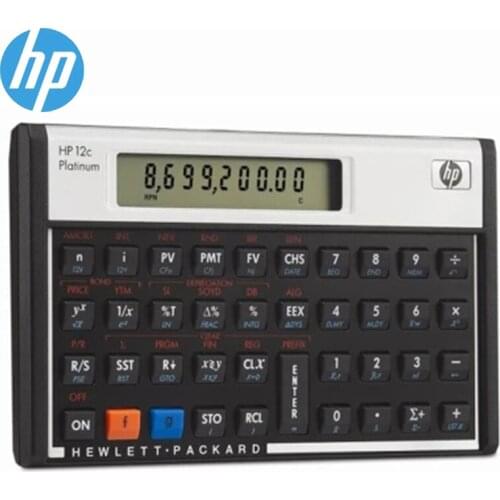 Hot Sale HP 12C Platinum AFP CFP CMA FRM/CFA Exam Computer Financial Planner Financial Planning Calculator