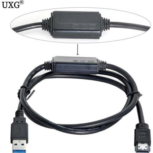 USB 3.0 To ESATA Power Over eSATA DC 5V power to USB 3.0 Adapter USB3.0 to HDD/SSD/ODD eSATA power Converter cable 1m