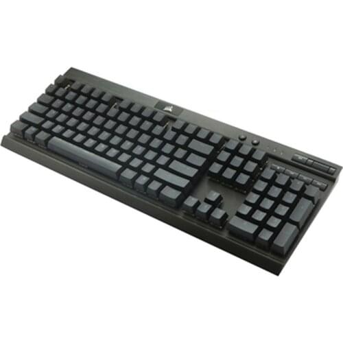 Black White PBT Double Shot Backlit 104 Top-lit Shine Through Translucent Backlit keycaps For Corsair K70 K65 K95 RGB Mechanical