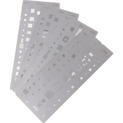 85DD 4PCS IC Chip BGA Reballing Stencil Kits Set Solder Template for iphone XS/XS Max XR/XR/X Motherboard