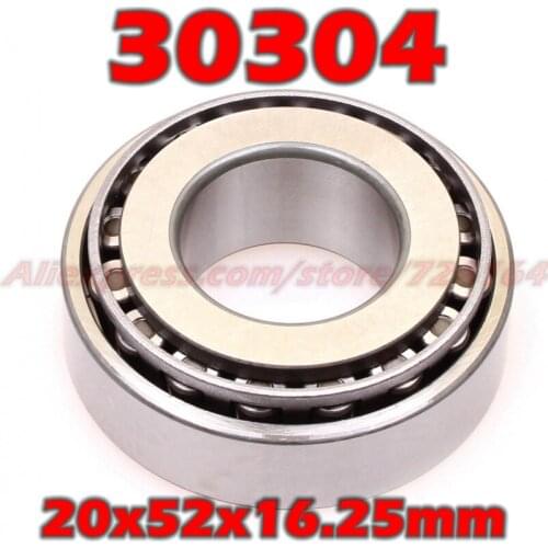 20x52x16.25 mm Tapered Roller Bearings 30304 7304E HR30304J 30304JR 30304A E30304J 30304VC12 30304U 30304E 20*52*16.25