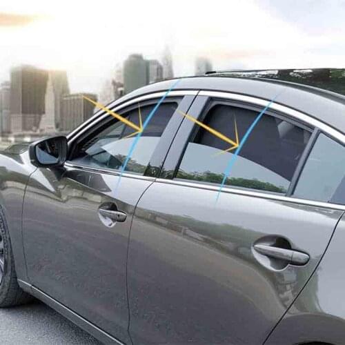 Magnetic Car Window Sunshield Sunshade Gauze Mesh Protection Cover Car Styling For Mazda 3 2009 2010 2011 2012 2013