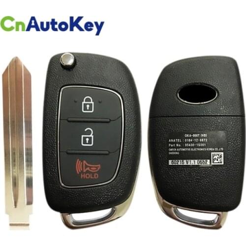CN020049 Original Flip Key for Hyundai 433 Mhz 4D60 80 Bit, Part No 95430-1S001