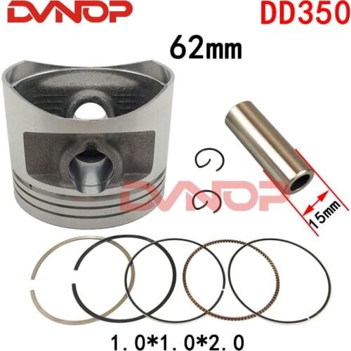 62mm Piston Ring DD350 320cc motorcycle water-cooled cylinder head Piston ring