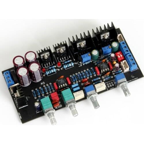 SOTAMIA Class A Tone Preamplifier Amplificador Board JRC5532 OP AMP Treble Mid Bass Volume Control Preamp For Speaker Amplifiers