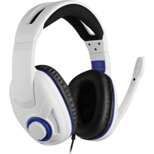 Wired Gaming Headset Headphones Gamer Stereo Earphones With Mic 90° Rotation For PS5 PS4 Xbox-One Competition Наушники