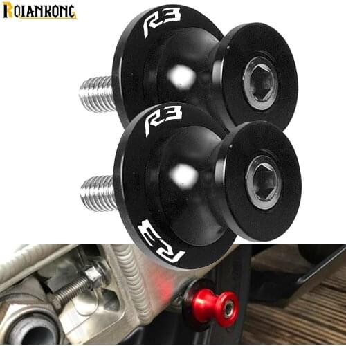 R3 L.OGO Motorcycle Stand Screws 6mm 8mm 10mm For Yamaha YZFR3 2015 2016 2017 2018 2019 Swingarm Spools Slider Stand Screws
