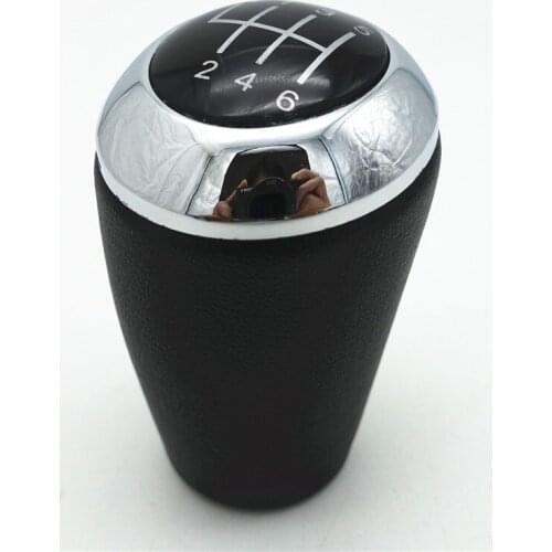 6 Speed Gear Shift Knob Stick Shift Lever Knob For Mazda 3 6 3 Series CX-7 MX-5 2009 2010 2011 2012 2013 2014-2017 PU Leather