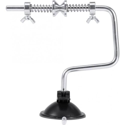 Fishing reel winder multi-rotate spool holder with fastening springs lightweight compact metal reel line spool fishing accessory