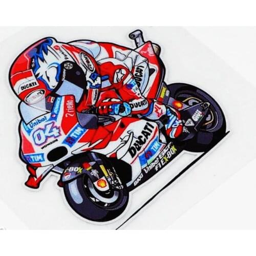 Reflective Motorsport Andrea Dovizioso NO.04 Sticker Motorcycle Race Bike Vinyl Car Decal Car Styling Motocross Racing For Car
