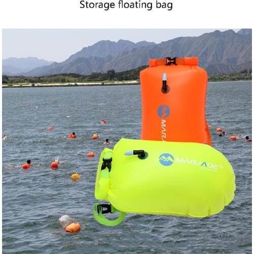 Rooxin Thicken floating bag swimming bag waterproof bag storage drifting bag swimming equipment floating swimming ring