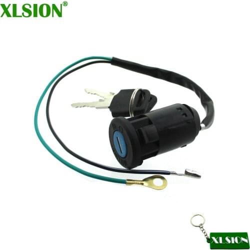 XLSION 2 Wire Ignition Key Switch For 2 Stroke 47cc 49cc Mini Dirt Pocket Bike ATV Quad Go Kart Minimoto