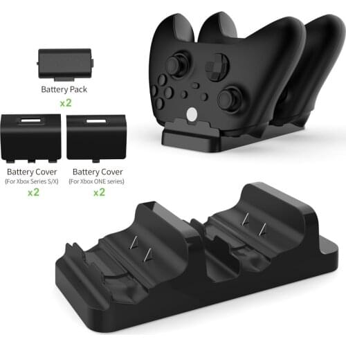 Battery Charger For X Box Xbox One Series S X Control Controller Gamepad Dock Charging Station Docking Stand Accessories USB Kit