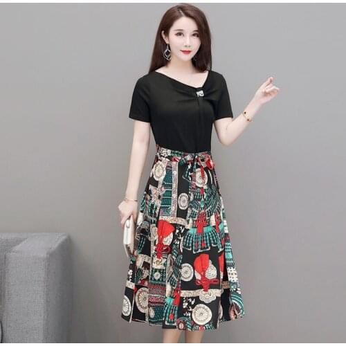 Dress Women Vintage Popular Summer Chic Design Dresses Ruffles High-Waist Elegant Ladies