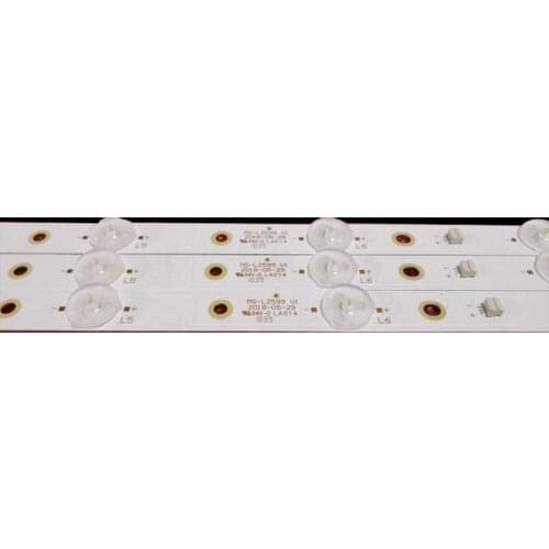 1set=3pcs 10lamp 750mm led backlight strip for 94V-0FZD-03E348124 HN MS-L2599 V1