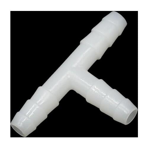3/8" water Tee barb connector water splitter 8mm tee Drinking fountains barb connector 8/11Breeding Rabbit Supplies 10PCS