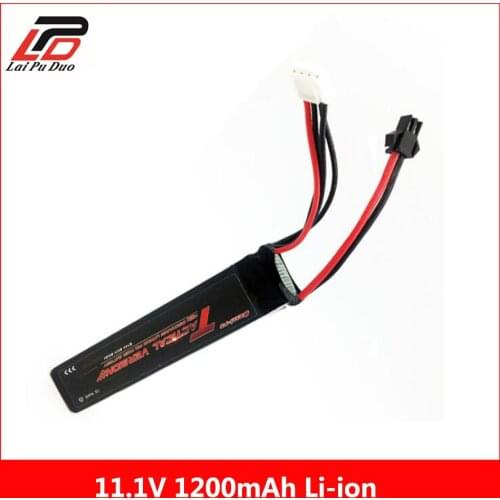 1200mAh 11.1V Water gun Lithium Battery For JinMing 9th Gel Ball Blaster Toy Gun Water Gel Beads Blaster Battery 25C