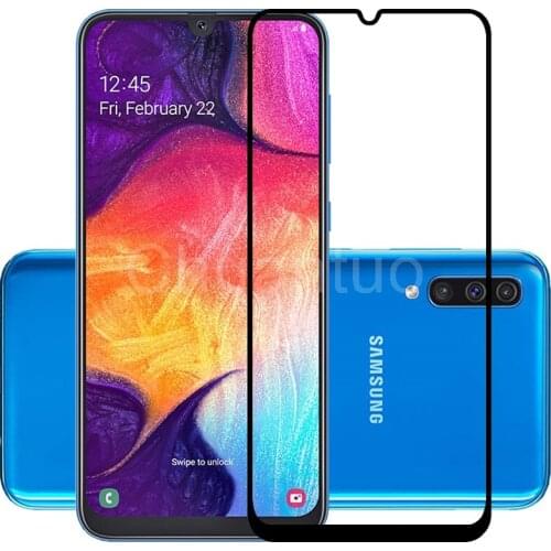 2.5D 9H Premium Tempered Glass for Samsung Galaxy A50 A505 A505F A505D Full Coverage Screen Protector Protective Film