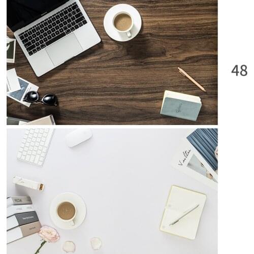 2sides Table Backgrounds Photo Backdrops Desk Cloth Paper Pad Mat Waterproof Game Keyboard Laptop Camera Cushion Accessories