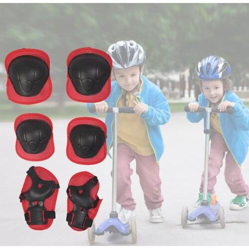6PCS Skating Gear Set Reusable Elbow Guard Scooter Durable For Adult Kids Gift Cycling Equipment Skating Protective