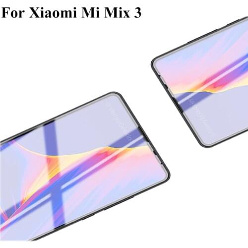 2PCS Black Ultra-Thin screen protector Tempered Glass For Xiaomi Mi Mix 3 mix3 full Screen protective For Xiaomi Mi Mix 3 mix3