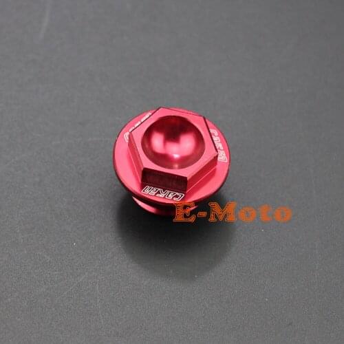 CNC Billet Anodized RED Oil Filler Cap Plug CRF150R CRF250R CRF450R CRF450X Bike